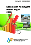 Kecamatan Kadungora Dalam Angka 2015