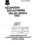 Kecamatan Banjarwangi Dalam Angka 1997